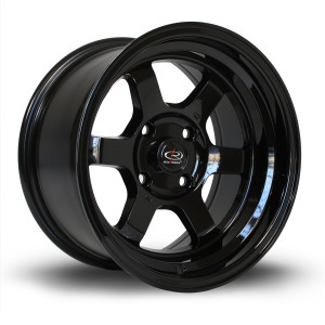 Janta Aliaj Rota Wheels Grid-V R15 8J 4x114 ET0 Black