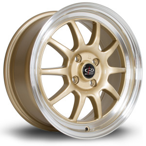 Janta Aliaj Rota Wheels GT3 R16 7J 4x100 ET40 RLGold