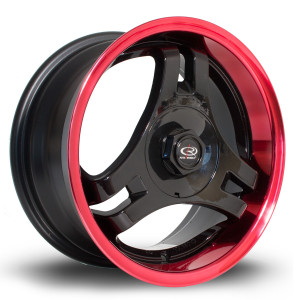 Janta Aliaj Rota Wheels HM3 R15 7J 4x100 ET40 BlackCRedLip
