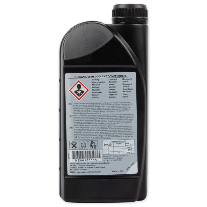 Nissan coolant concentrate l255n