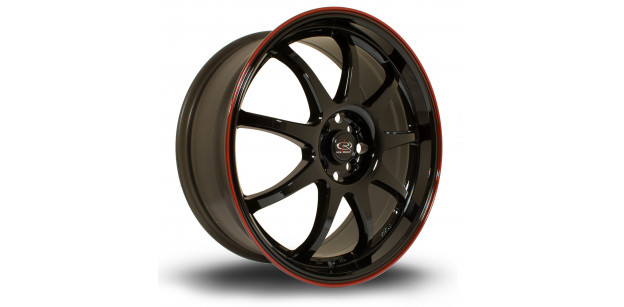 Janta Aliaj Rota Wheels P1 R18 7.5J 4x100 ET45 BlackRLip