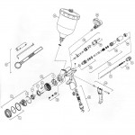 DV1 AIR VALVE FRONT CAGE ASSEMBLY-DE VILBISS