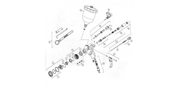 DV1 INLINE FLOW VALVE-DE VILBISS