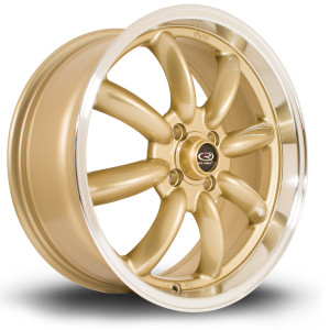 Janta Aliaj Rota Wheels RB R17 7.5J 4x100 ET45 RLGold