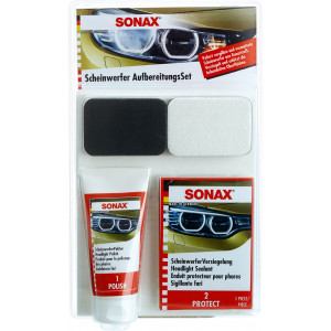 Kit Polish Faruri Cu Protectie Sonax