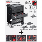 Carucior cu Scule 162 bucati VIGOR 500