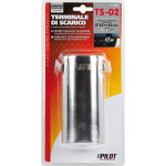 MUFFLER TIP TS-35 STAINLESS STEEL DIAM.36-42MM