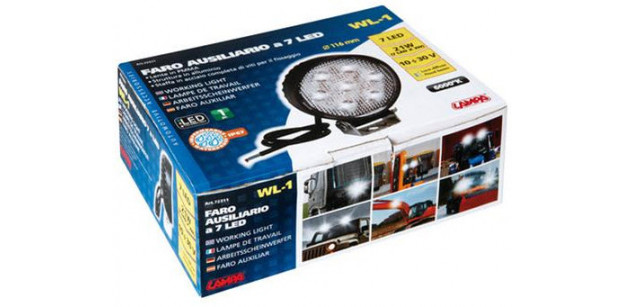 ROUND LED WORK LIGHT,7LED 21W