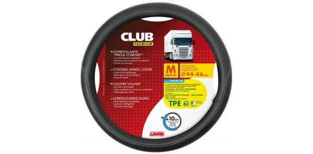 Husa Volan Club Premium Negru 44/46 CM