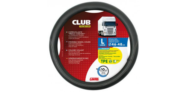 Husa Volan Club Premium Negru 46/48 CM