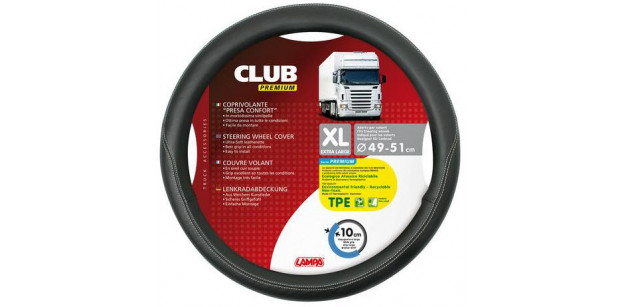 Husa Volan Club Premium Negru 49/51 CM