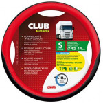 Husa Volan Club Premium Negru-Rosu 42/44 CM