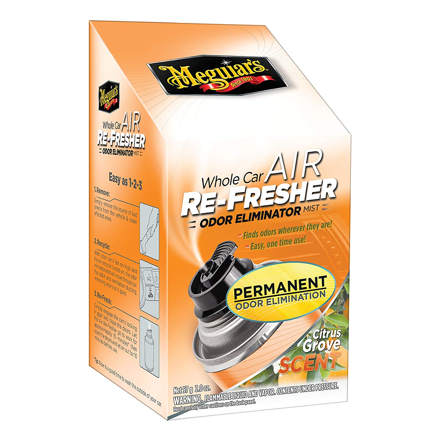 Meguiars Air ReFresher Odor Eliminator Citrus Grove